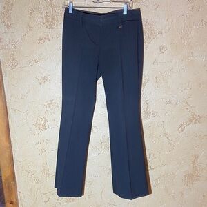 New York & Company Navy Pinstripe Trousers